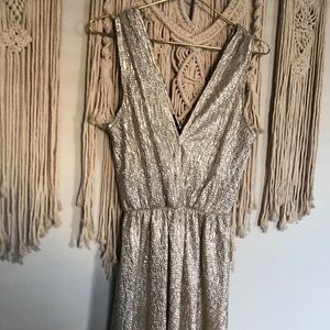 Gold Lulus Bridesmaid Dress
